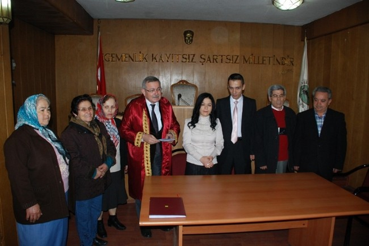 Çaycuma\'da Sevgililer Gününde Beş Çiftin Nikahı Kıyıldı