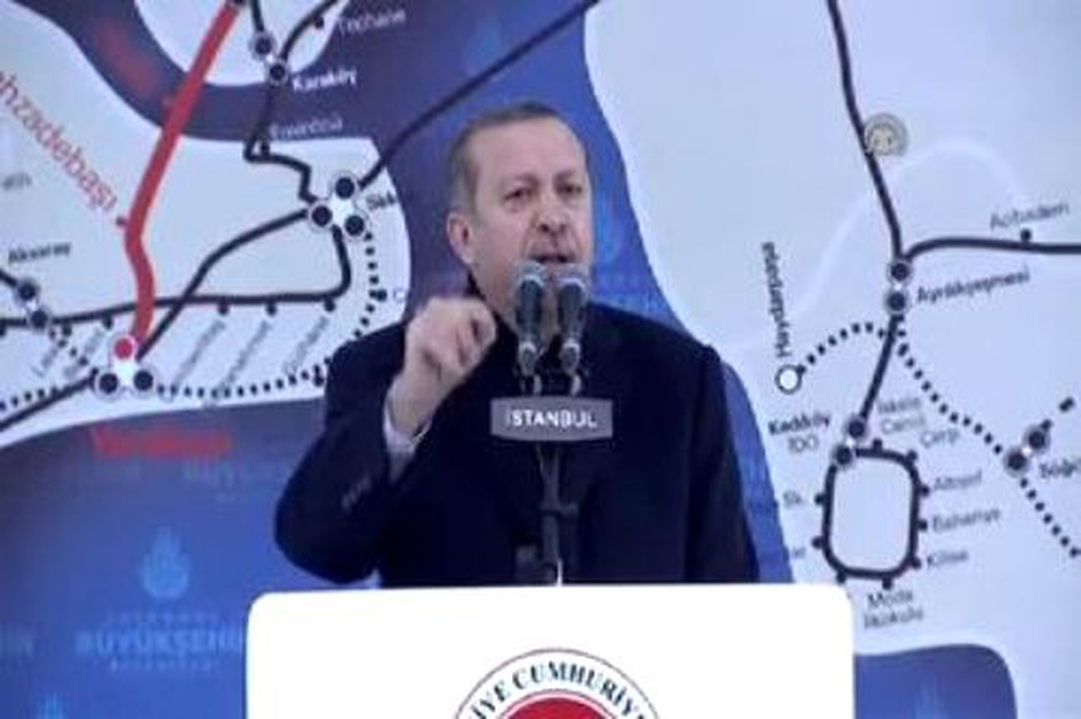 Başbakan Erdoğan Marmaray ile Tören Alanına Gitti