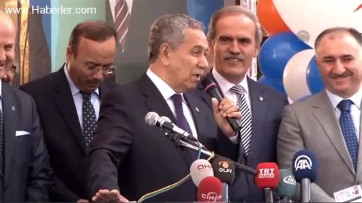 Arınç: \'\'Ağızlarının çalımını bozuyorlar ama yapılan iş ortada" -