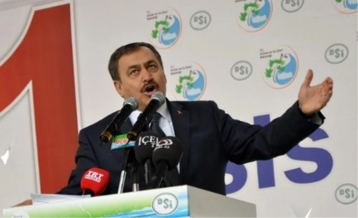 Orman ve Su İşleri Bakanı Eroğlu, Mersin\'de Açıklaması