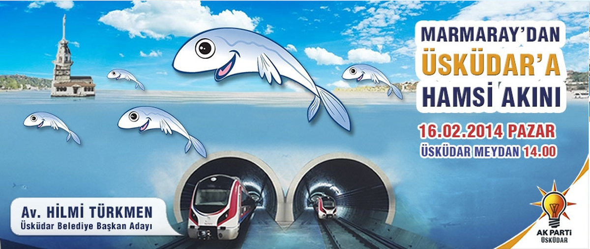 Marmaray'da Hamsi Şenliği