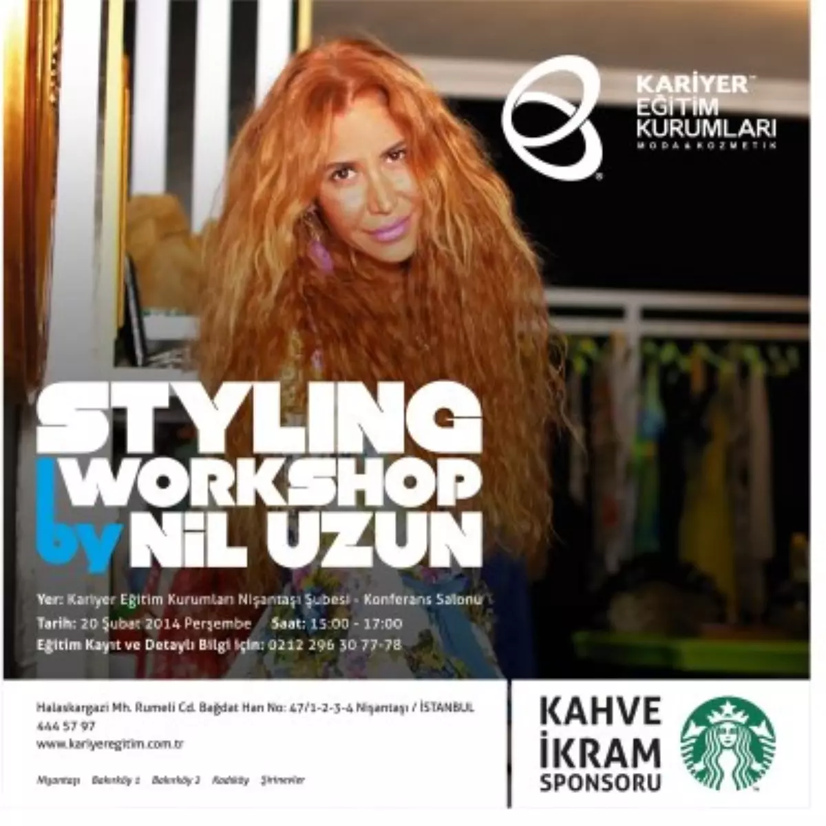 Nil Uzun Styling Workshop 20 Şubat Nişantaşı Kariyer Moda Okulu\'nda