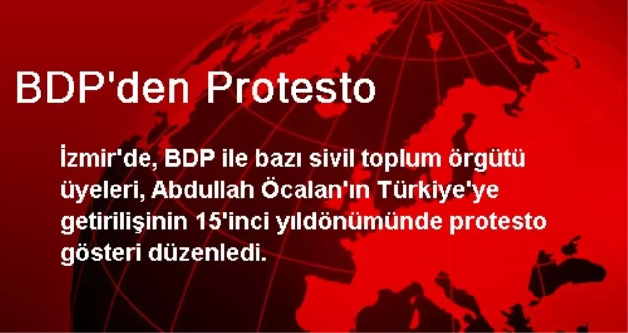 BDP\'den Protesto