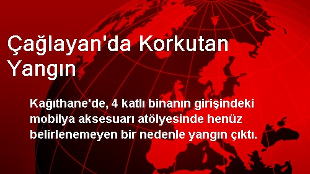 Çağlayan\'da Korkutan Yangın