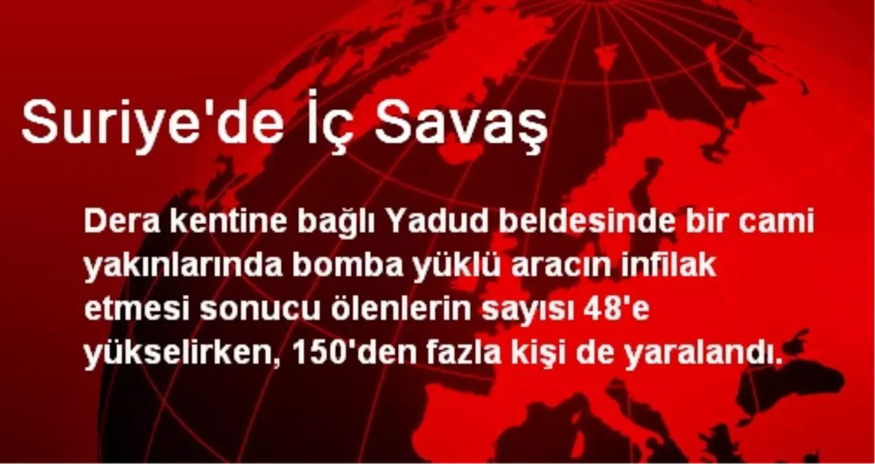 Suriye\'de İç Savaş