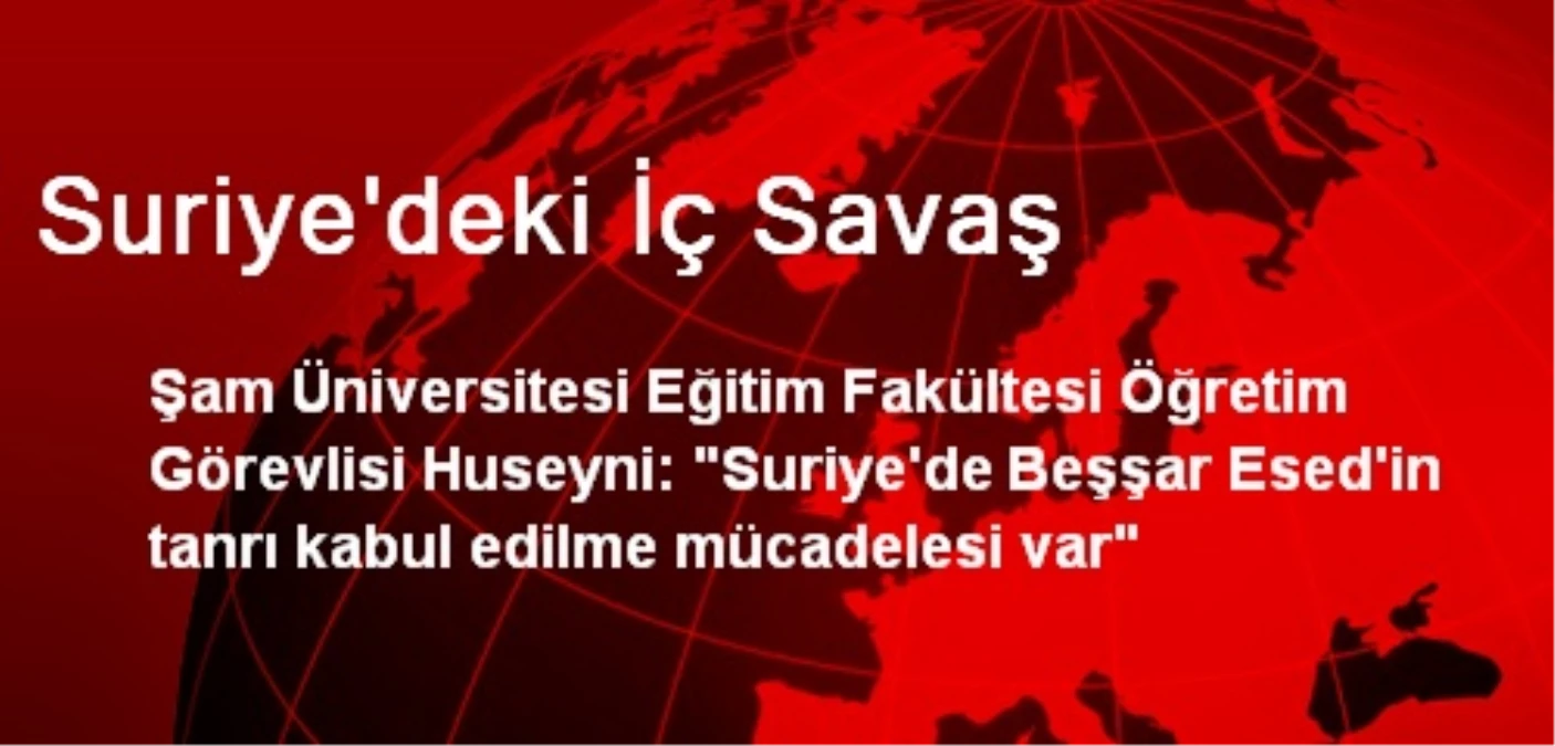 Suriye\'deki İç Savaş