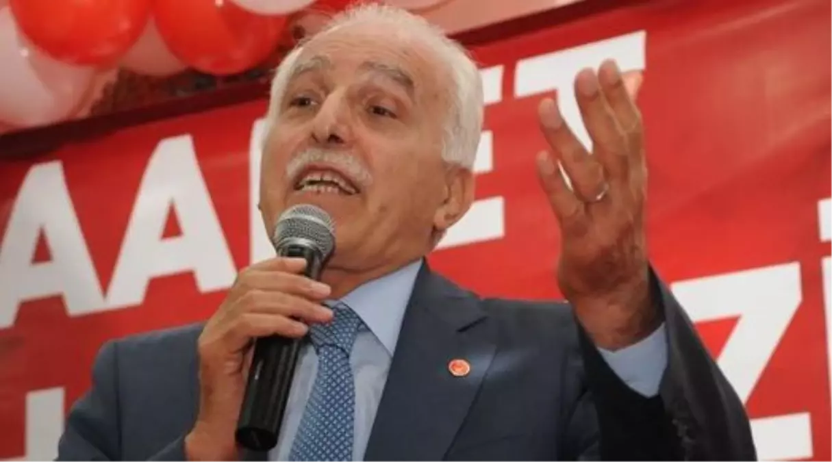 Saadet Partisi Genel Başkanı Mustafa Kamalak Bolu\'da