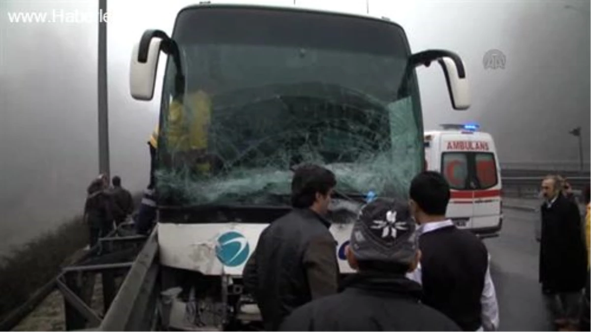 Bolu\'da zincirleme trafik kazası: 3 ölü, 15 yaralı