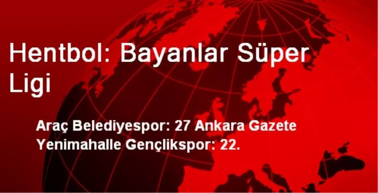 Hentbol: Bayanlar Süper Ligi