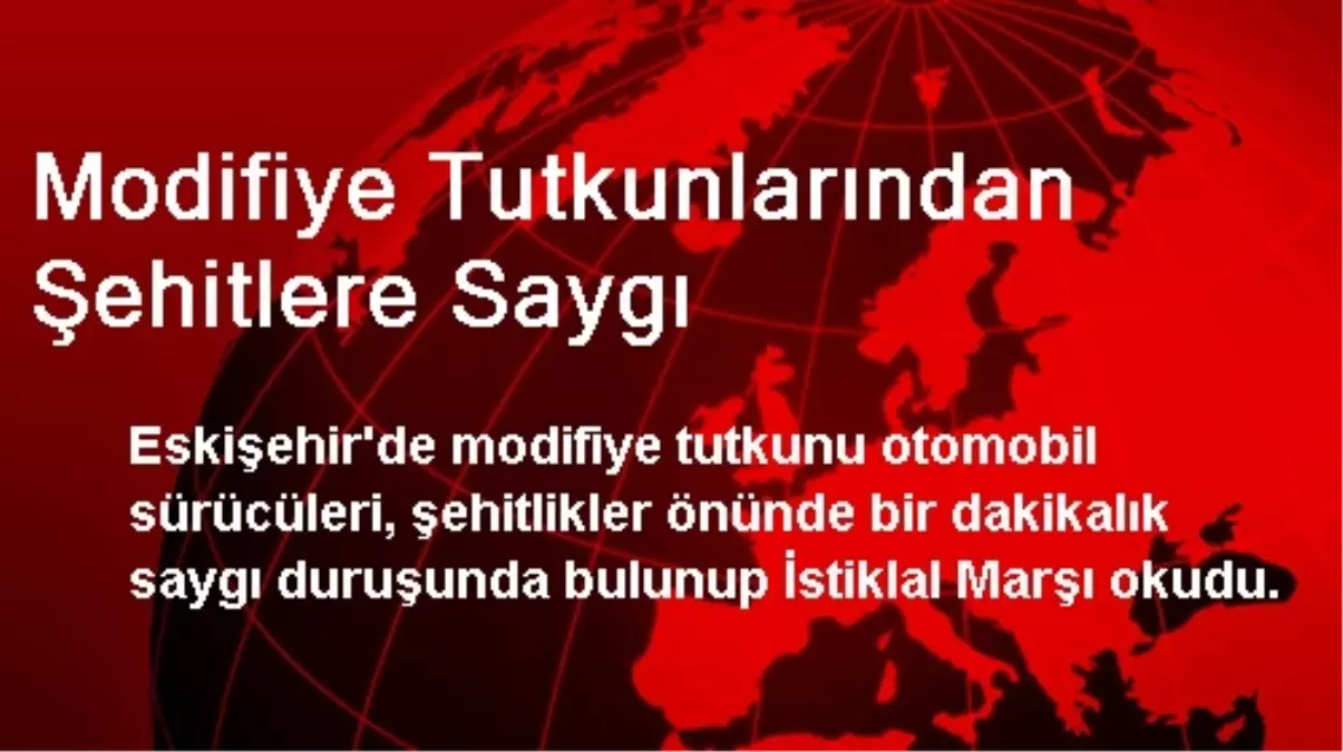 Modifiye Tutkunlarından Şehitlere Saygı