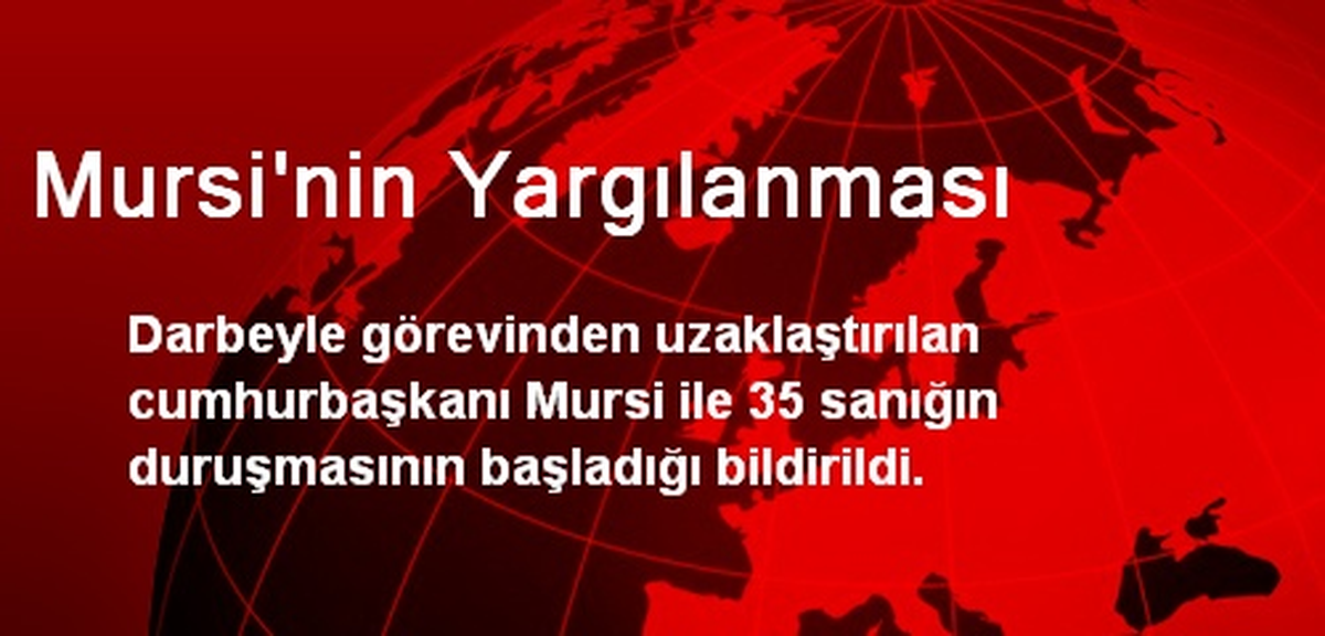 Mursi\'nin Yargılanması