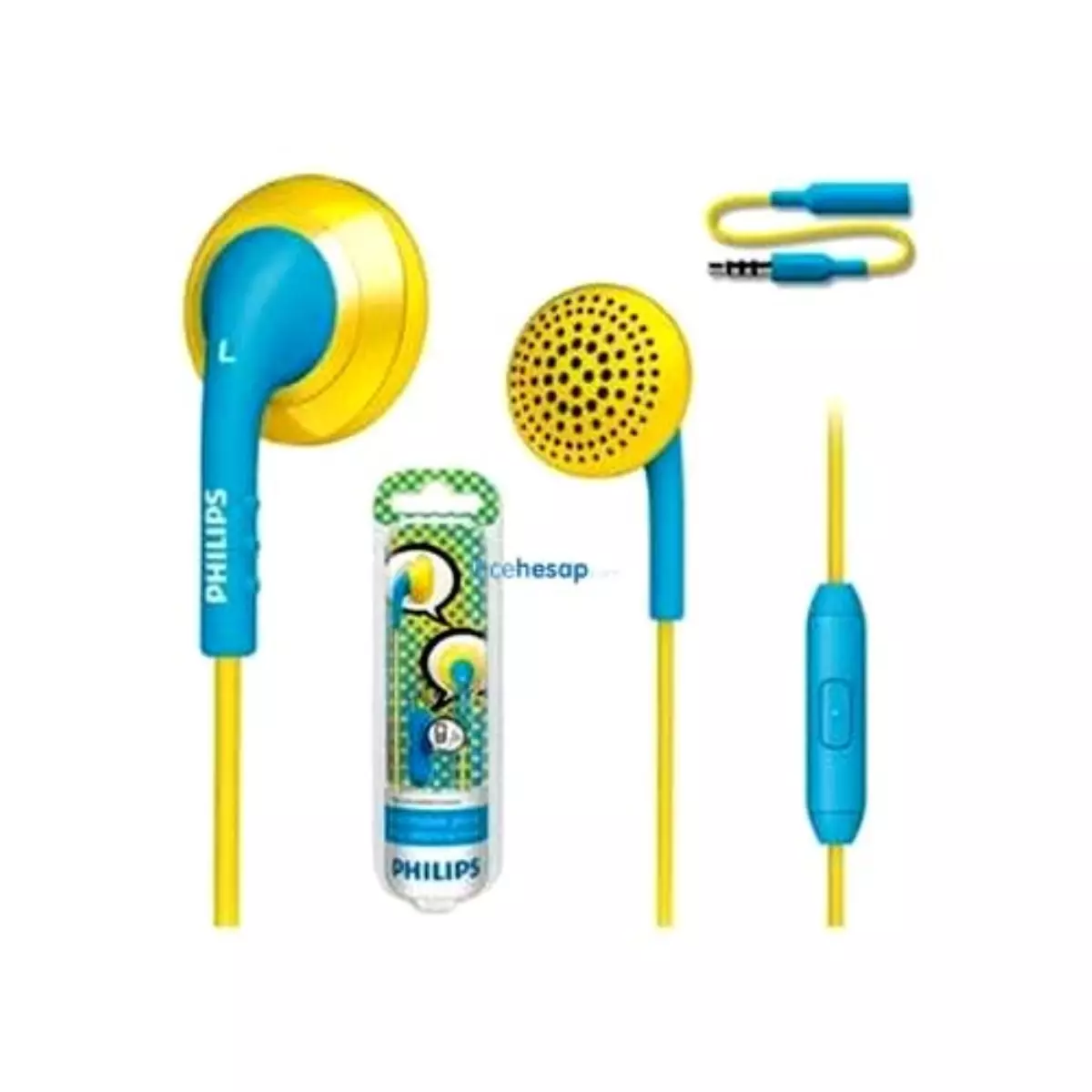 Philips She2675yb/10 Kulakiçi Kulaklık Sarı/mavi