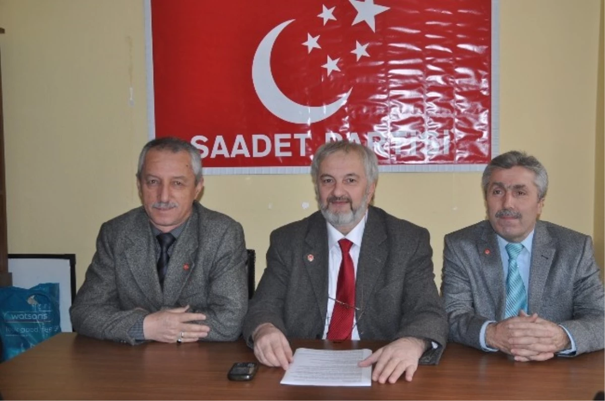 Saadet Partisi Zonguldak İl Başkan Vekili Musa Yüce Açıklaması