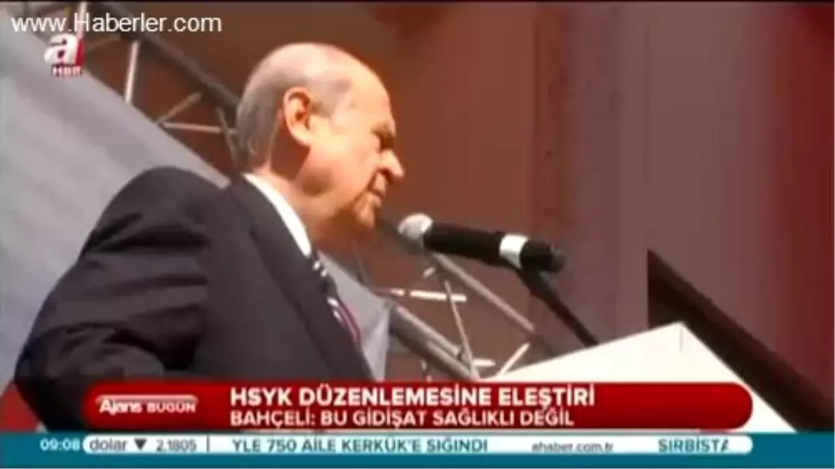 Bahçeli\'den HSYK Eleştirisi