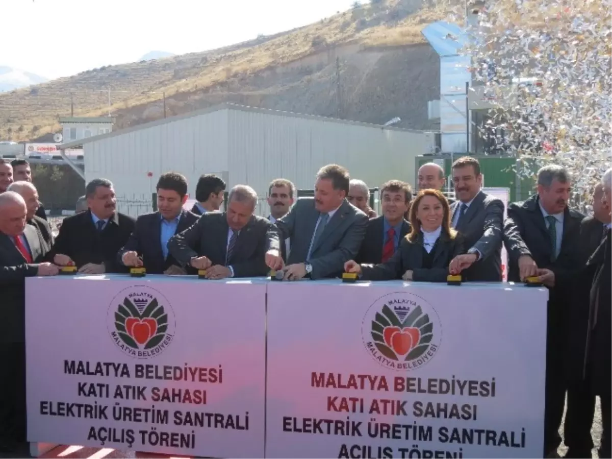 Doğu Anadolu\'nun Çöpten Enerji Üreten İlk Tesisi Malatya\'da Açıldı