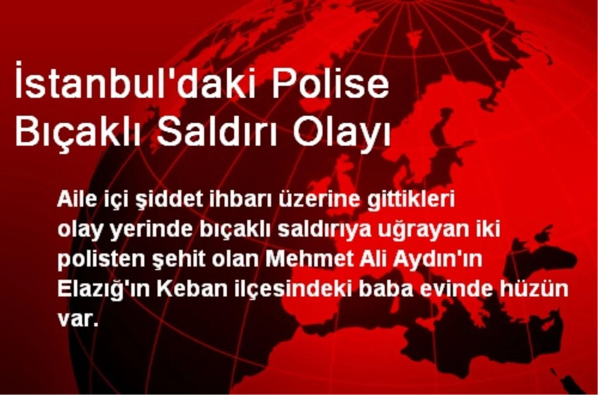 İstanbul\'daki Polise Bıçaklı Saldırı Olayı