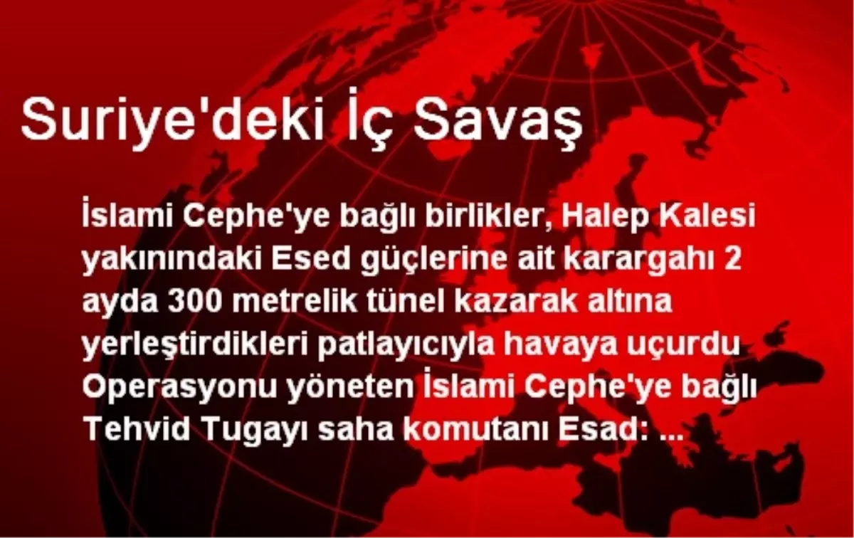 Suriye\'deki İç Savaş