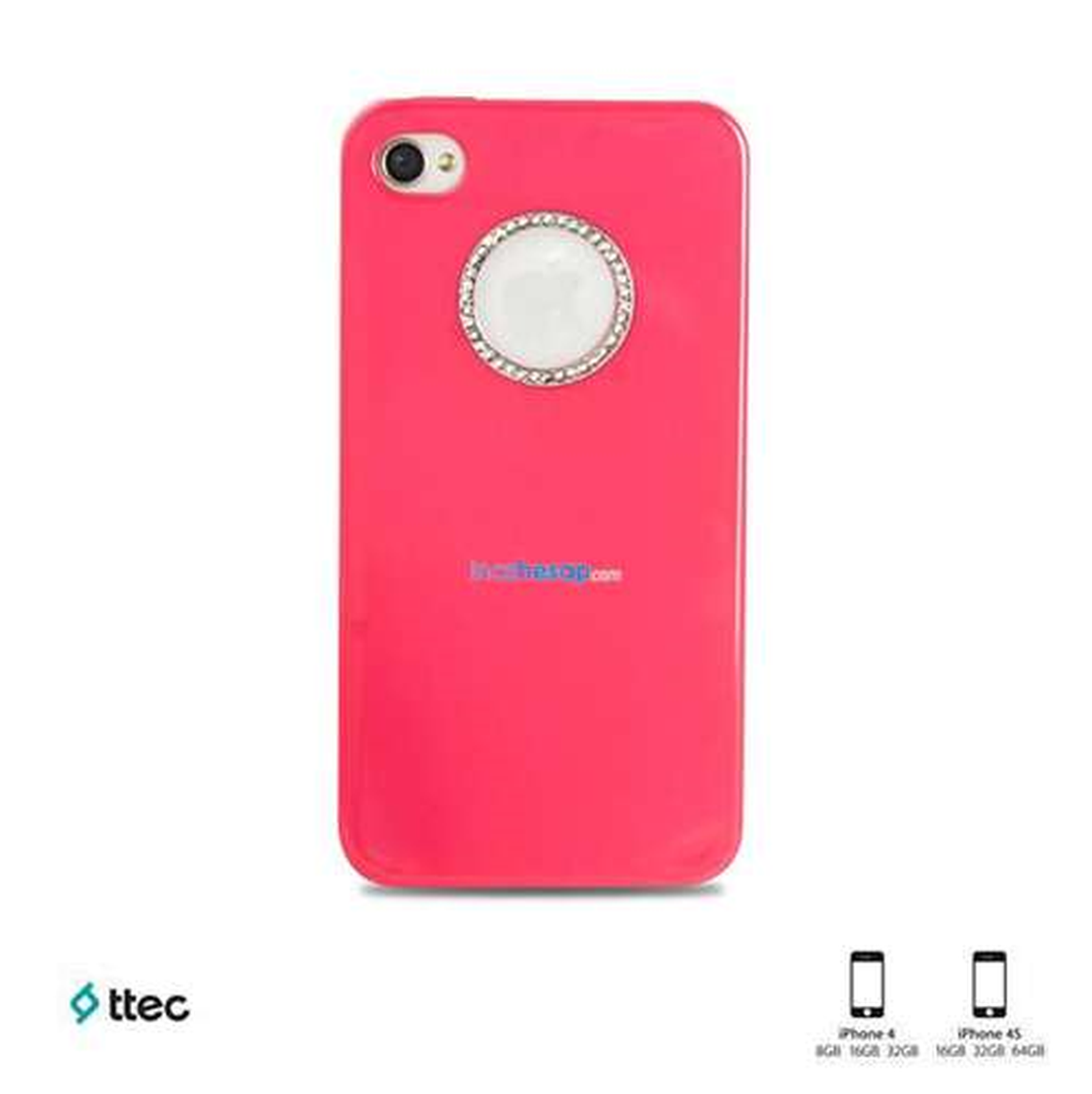 Ttec İphone 4/4s Pembe Koruyucu Panel