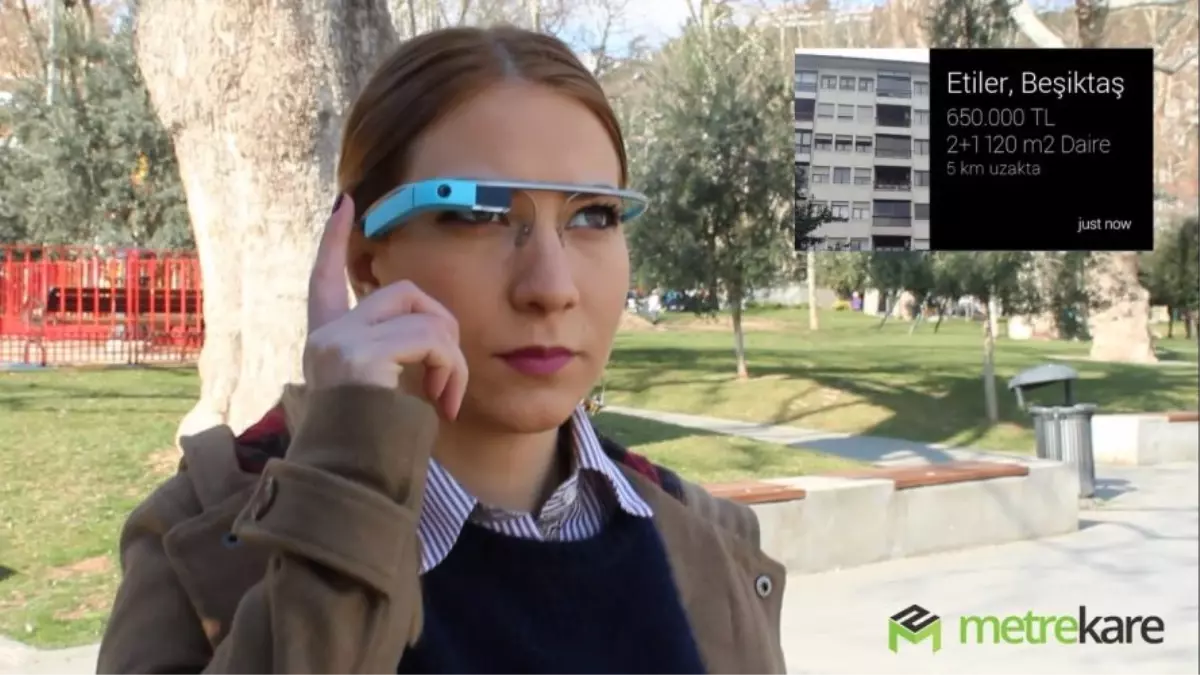 Türkiye\'de Google Glass\'a Özel İlk Emlak Uygulaması