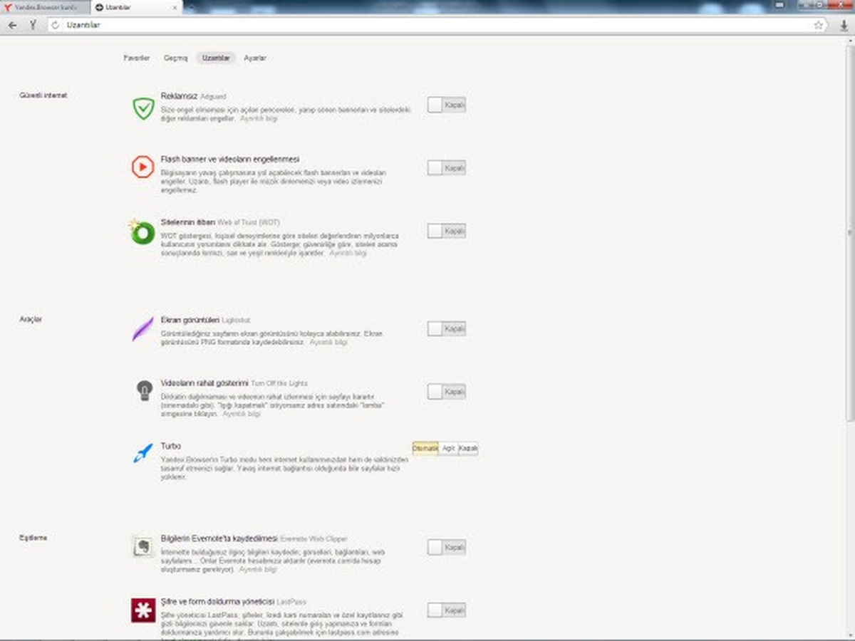 Yandex.browser Yenilendi!