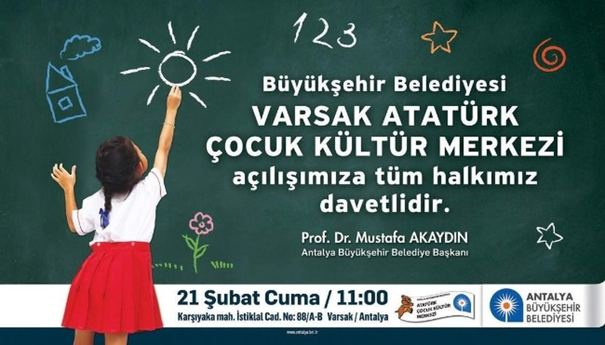 Büyükşehirden Varsak\'a Kültür Merkezi