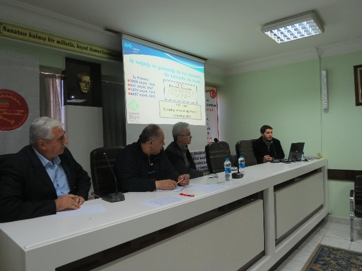 Elektrikçi ve Kasap Esnafına İş Güvenliği Anlatıldı