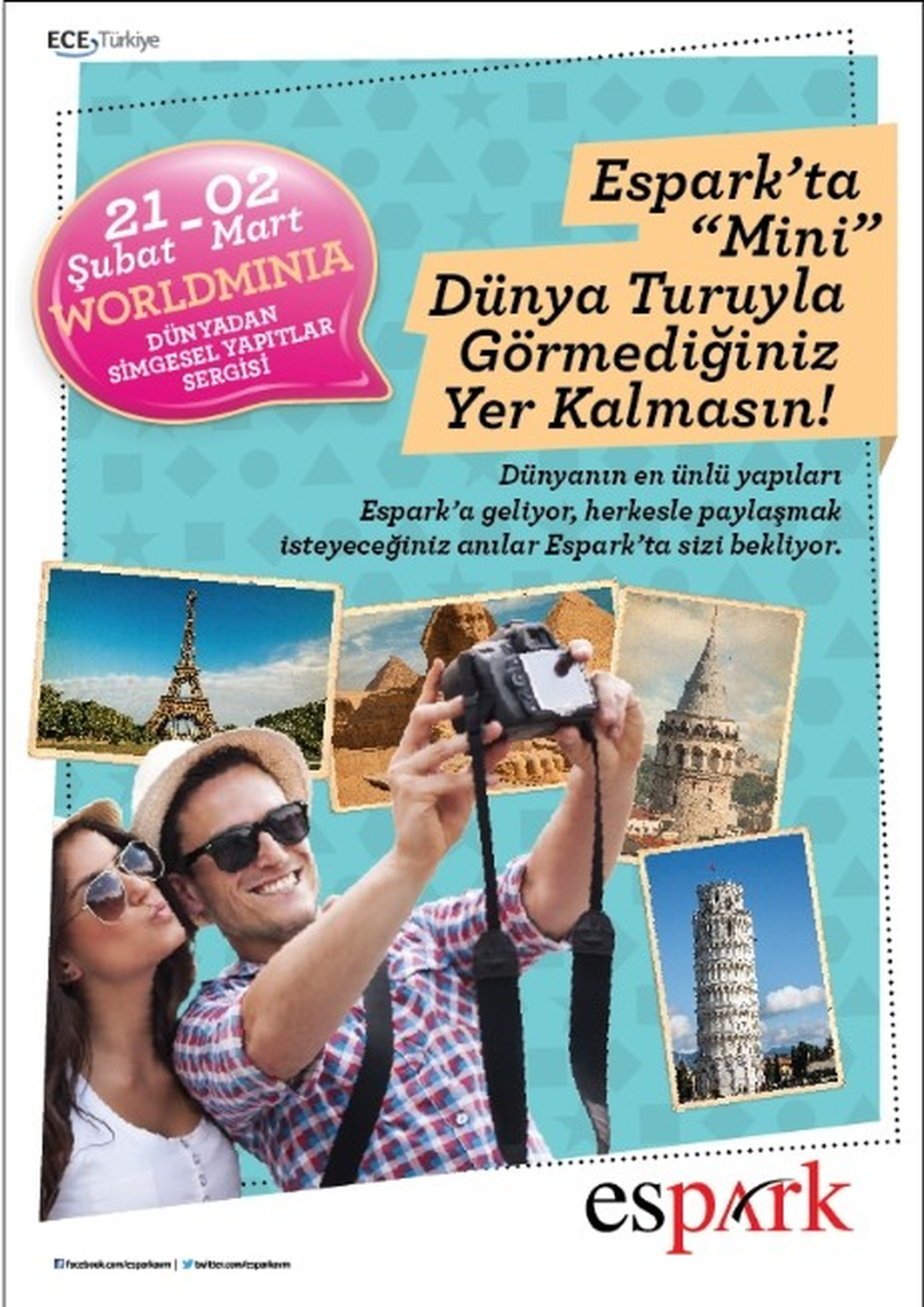Espark\'ta \'Dünyadan Simgesel Yapıtlar\' Sergisi