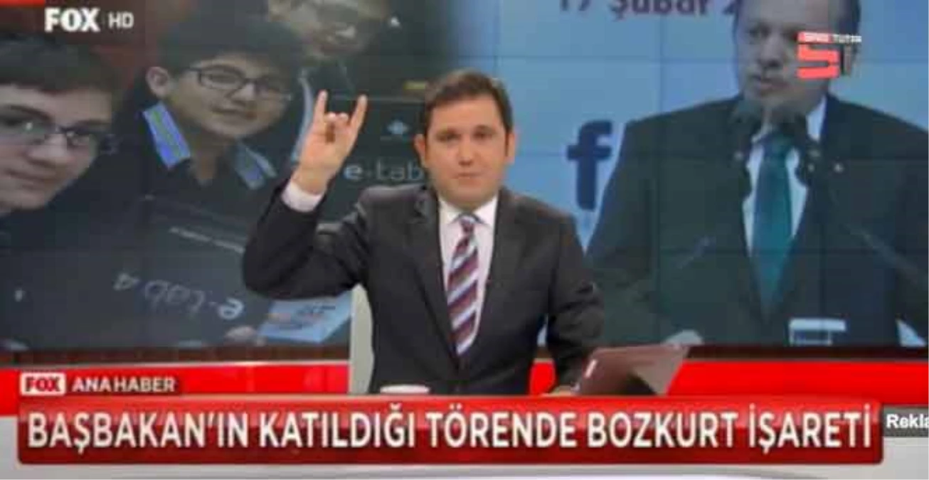 Fatih Portakal, Canlı Yayında Bozkurt İşareti Yaptı