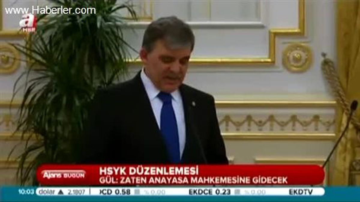 Cumhurbaşkanı Gül Onay Sinyali Verdi
