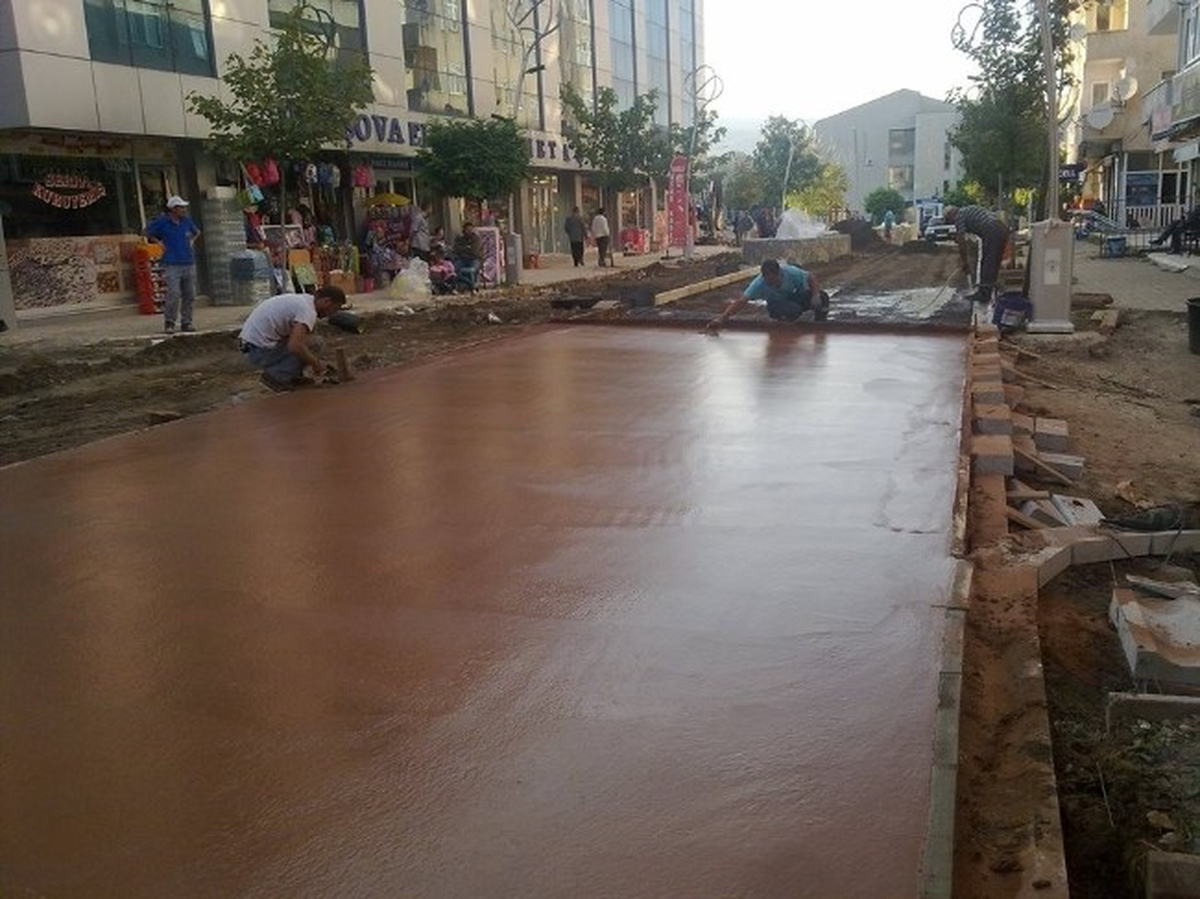Gümüşova Belediyesi Baskı Beton Çalışmalarını Tamamladı