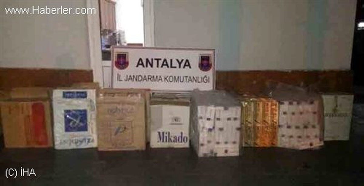 Kaçak Sigaralar Jandarmaya Takıldı