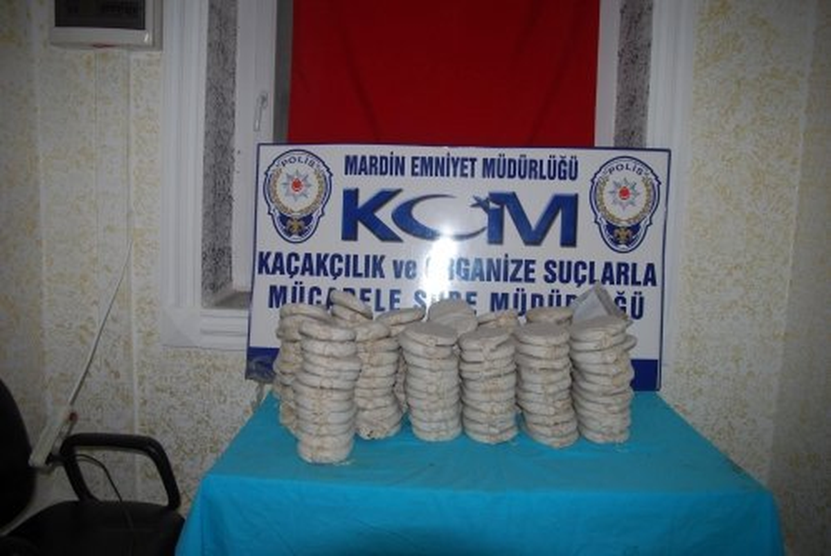 Mardin\'de 68 Kilogram Toz Esrar Ele Geçirildi