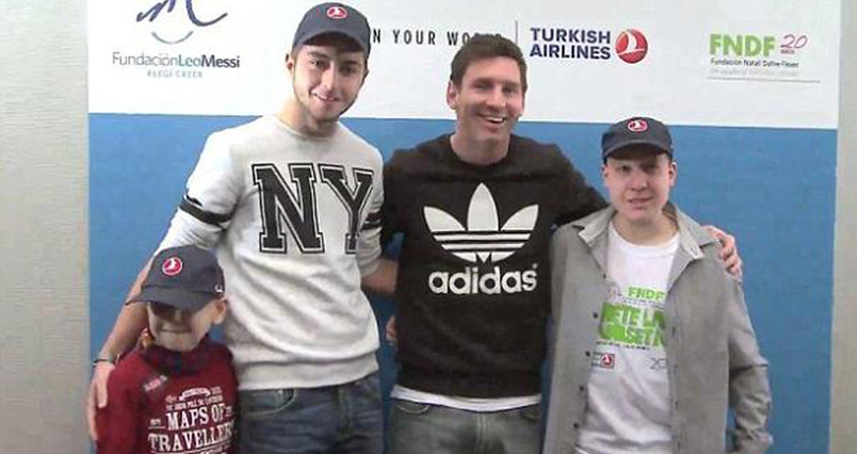 Messi\'den Anlamlı Destek