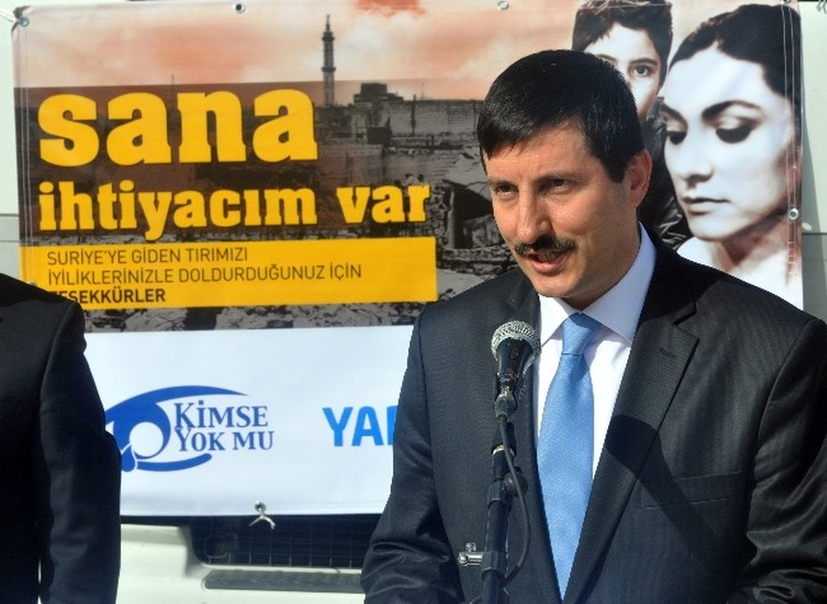 Suriyeliler İçin 9 Tır Dolusu Yardım Bolu\'dan Yola Çıktı