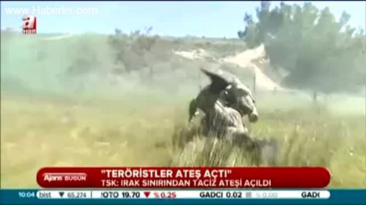 Irak Sınırından Ateş Açıldı