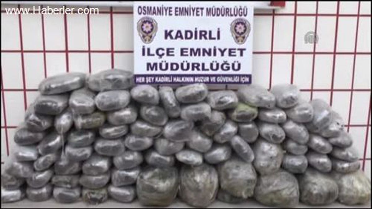 Kadirli\'de Uyuşturucu Operasyonu