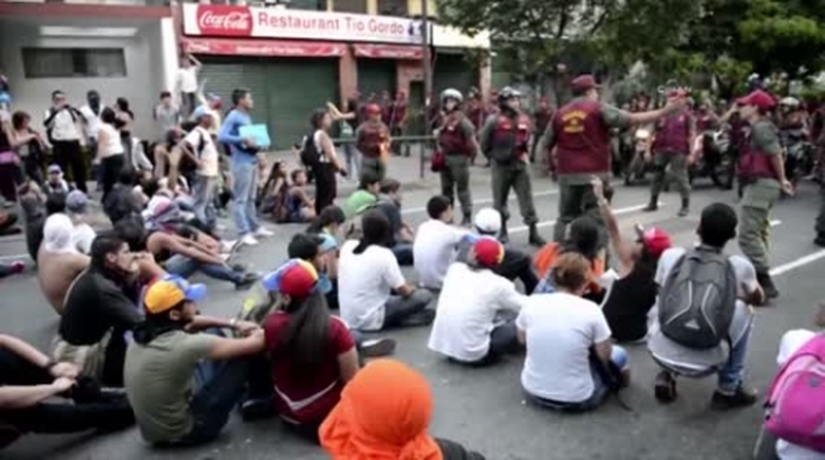 Venezuela\'da Hükümet Karşıtı Gösteriler
