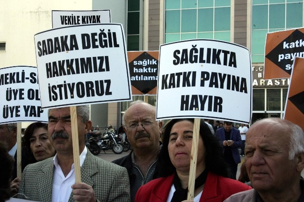Antalya\'da 15 Kişilik Sağlık Eylemi