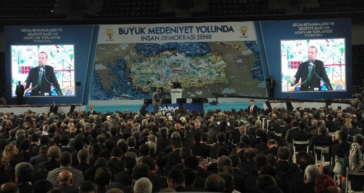 AK Parti Seçim Beyannamesi ve Belediye Başkan Adayları Toplantısı