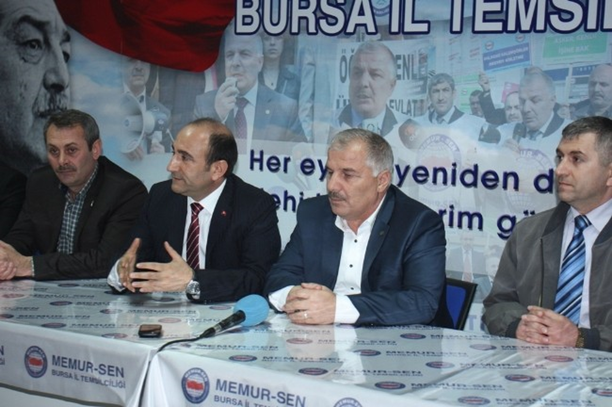 AK Parti Yıldırım Belediye Başkan Adayı Memur-Sen\'i Ziyaret Etti