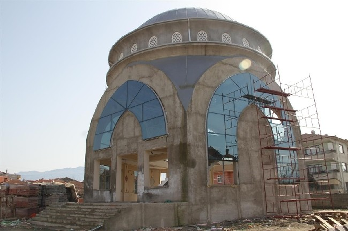 Akşemseddin Camisi Hızla İlerliyor