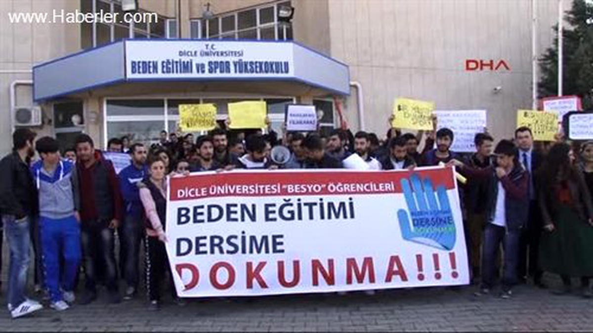 Diyarbakır\'da Beden Eğitimi Dersinin Kaldırılmasına Tepki
