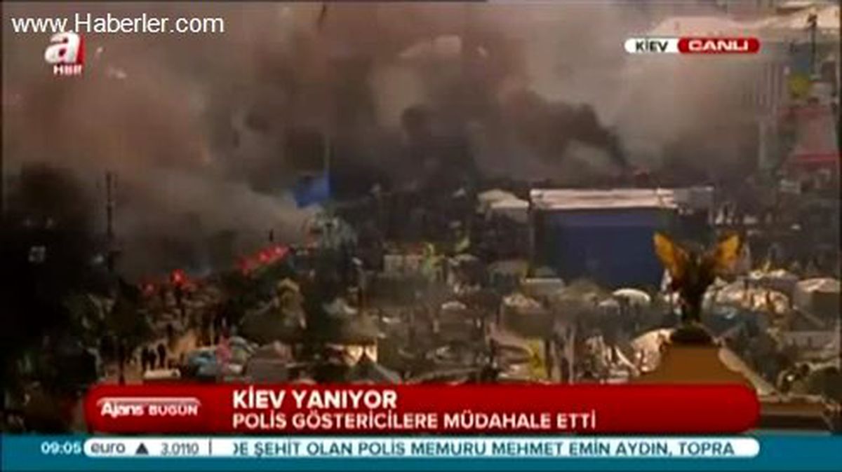 Kiev Alev Alev Yanıyor