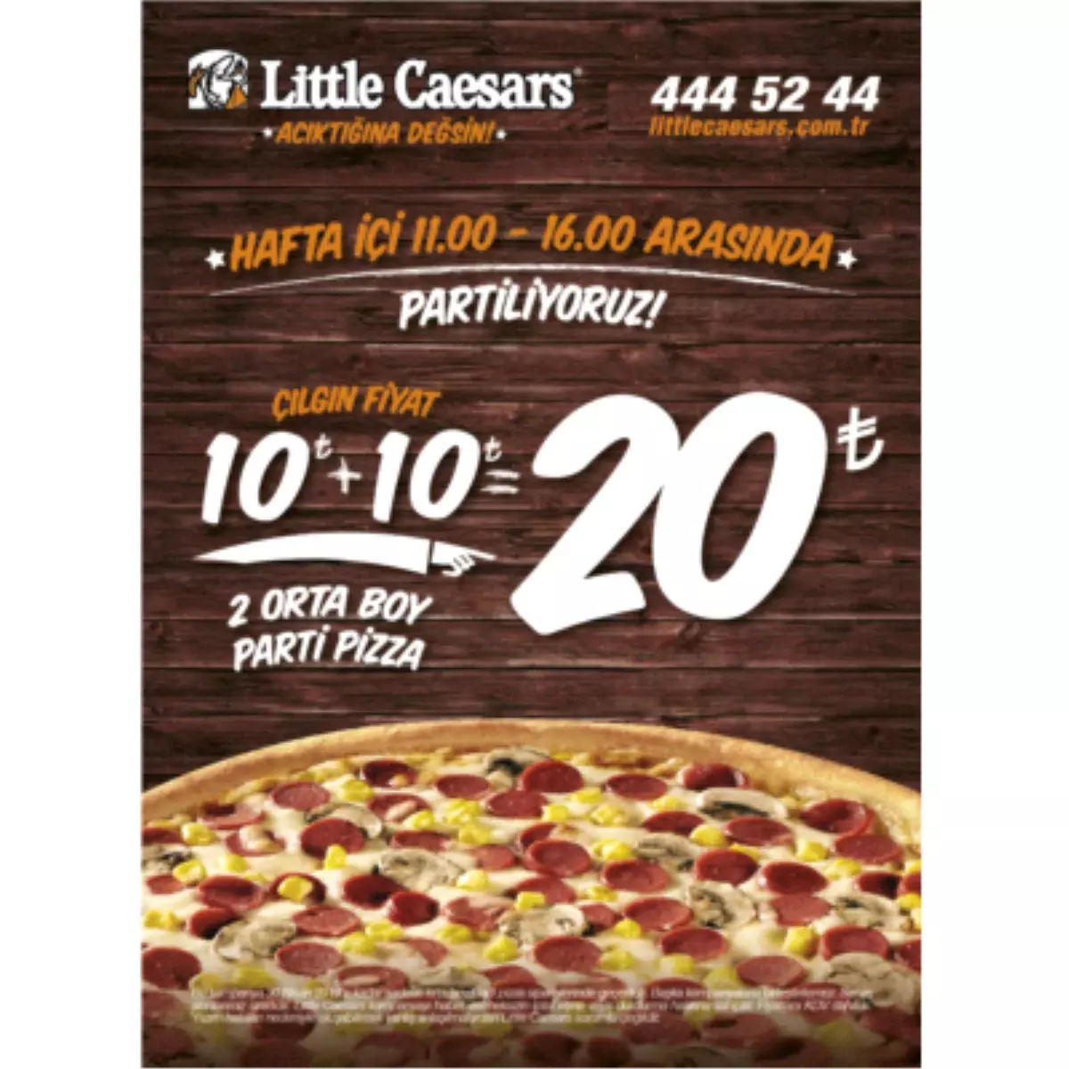 Little Caesars\'dan, Öğle Menüsüne Çılgın Fiyat