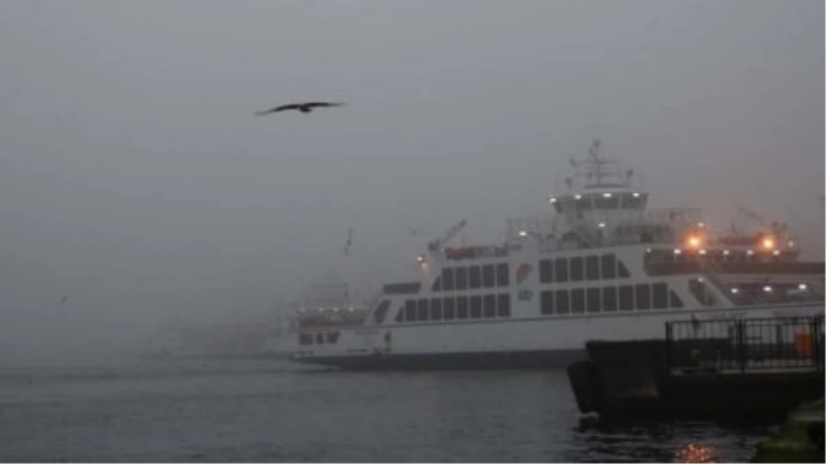 Marmara Denizi\'ndeki Deniz Ulaşımına Sis Engeli