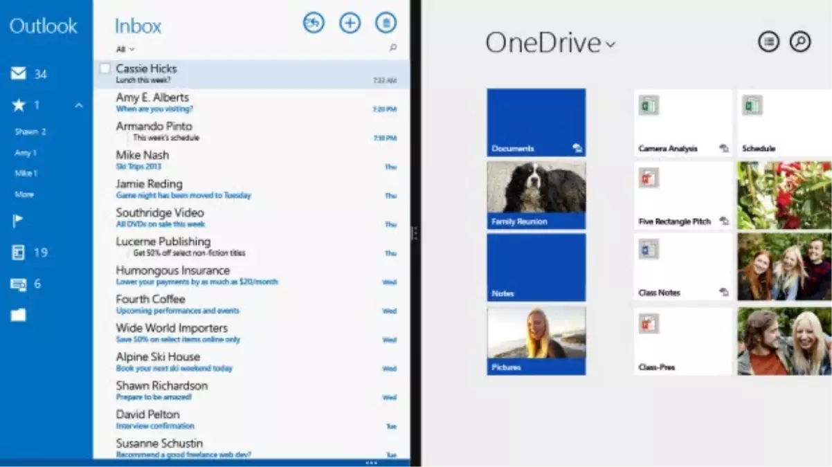 Onedrive, Sürprizle Geldi!