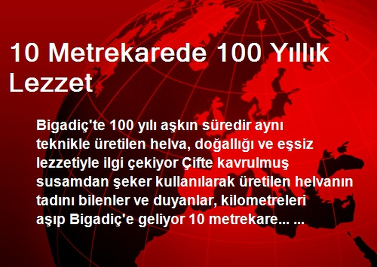 10 Metrekarede 100 Yıllık Lezzet