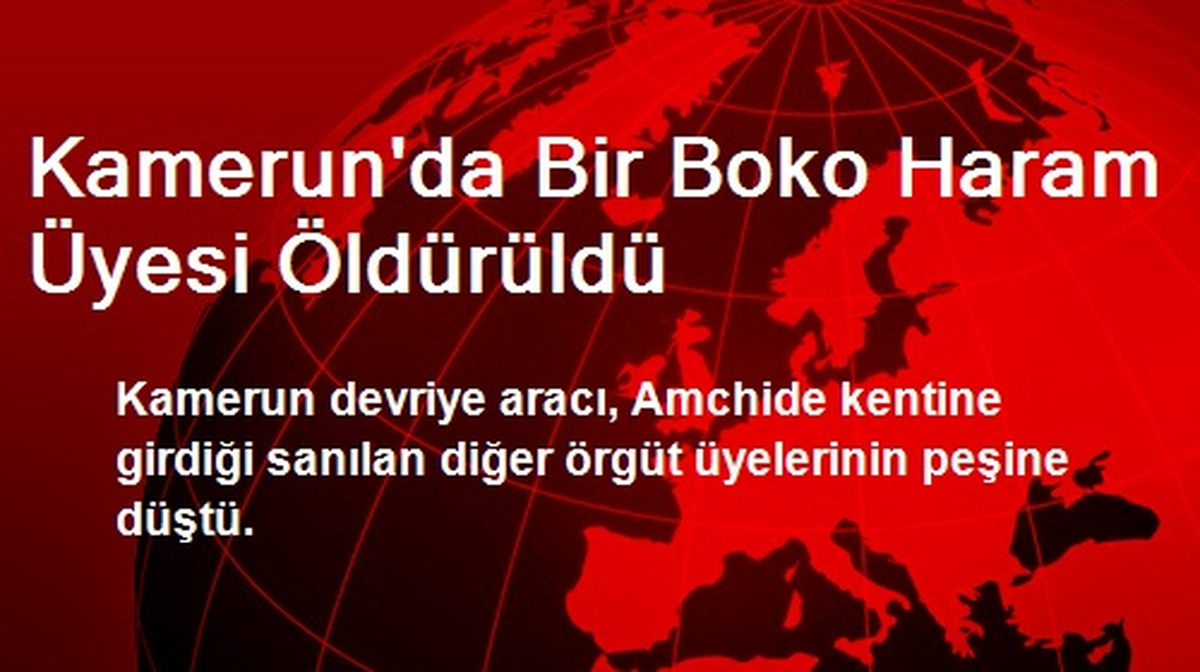Kamerun\'da Bir Boko Haram Üyesi Öldürüldü