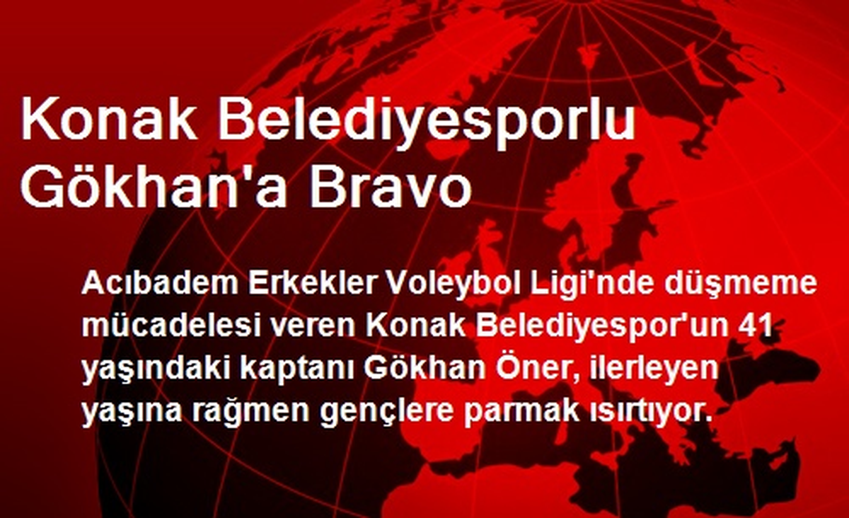Konak Belediyesporlu Gökhan\'a Bravo