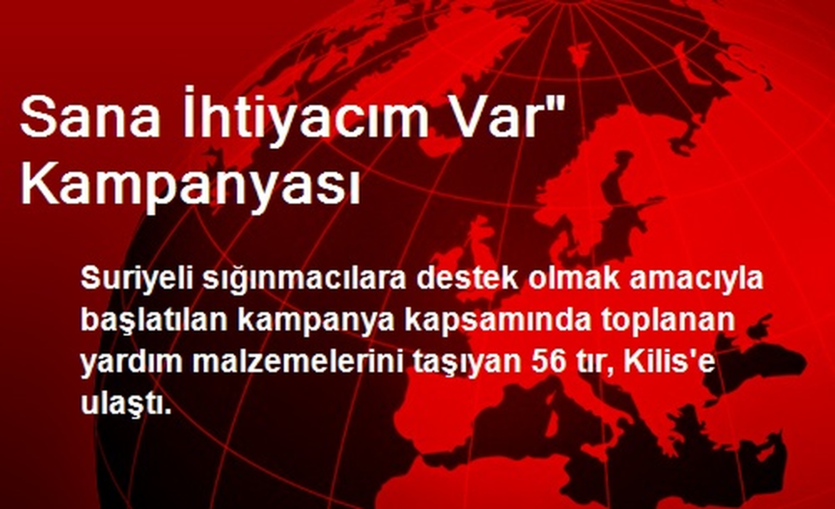 56 TIR Yardım Malzemesi Suriye\'ye Gönderildi